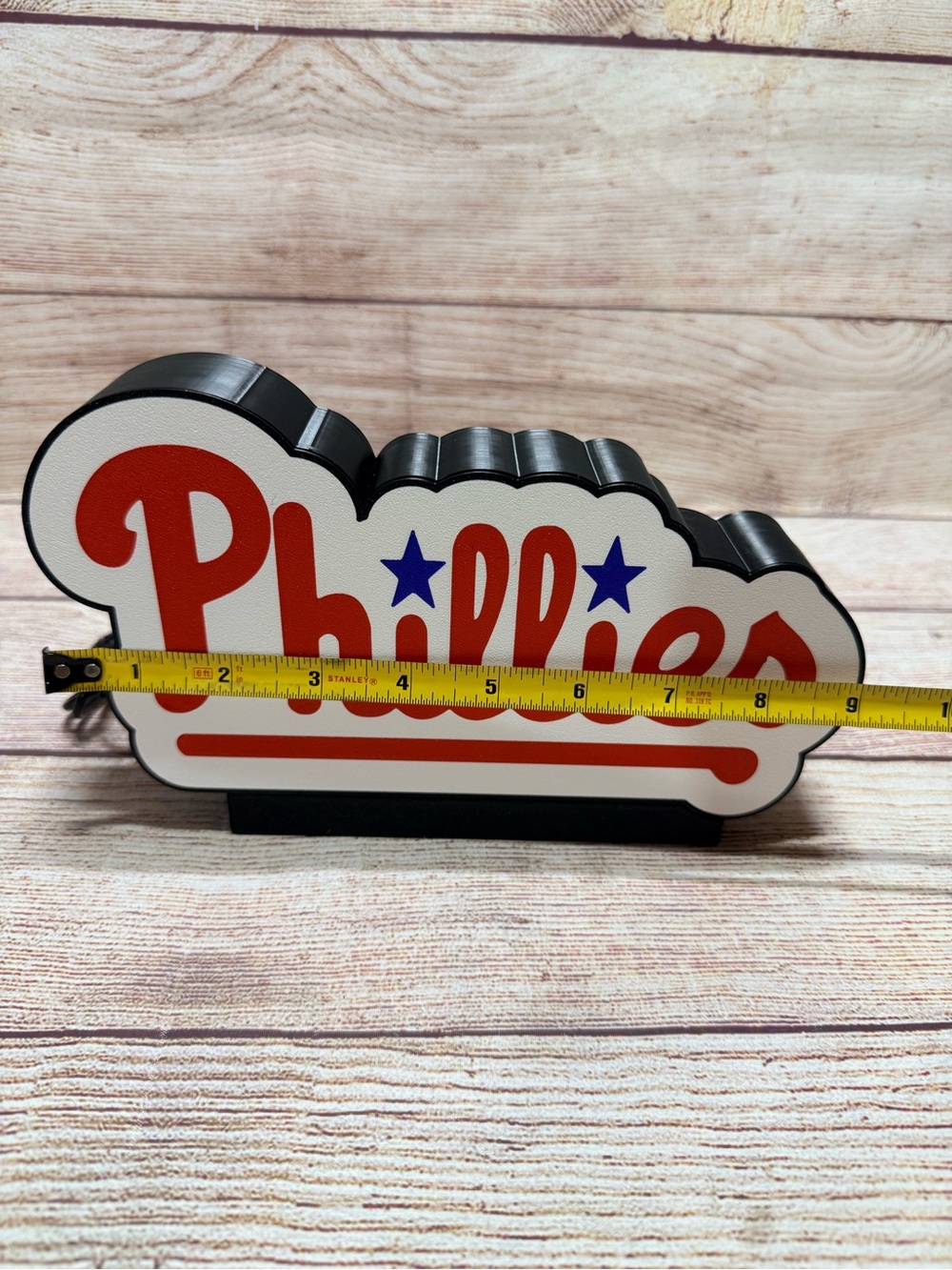 Phillies LED Team Sign Multicolor with Remote - Picture 5 of 8